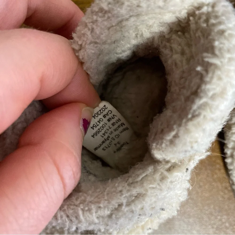Ll bean slipper Booties toddler size 3-4 play condition